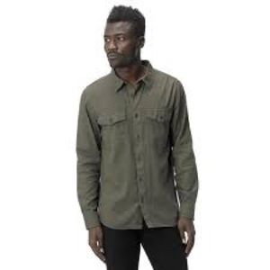 Buck Mason Drab Draped Twill Two Pocket Shirt